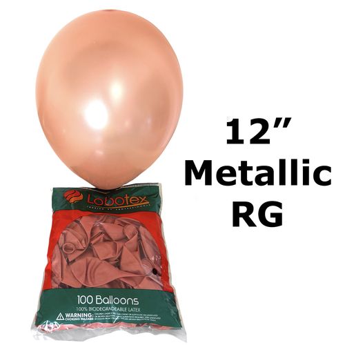 12inch Metallic Balloon (100 per pack) size12