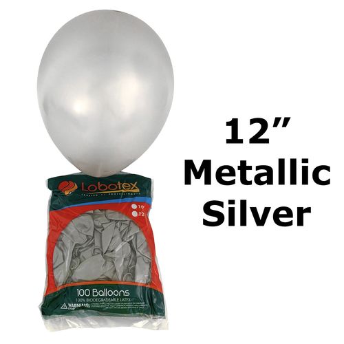 12inch Metallic Balloon (100 per pack) size12