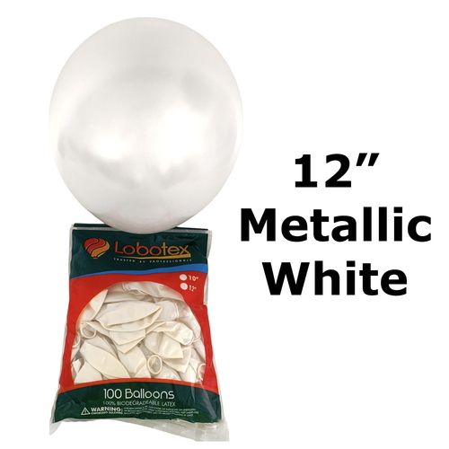 12inch Metallic Balloon (100 per pack) size12