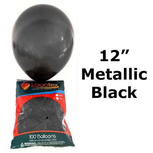 12inch Metallic Balloon (100 per pack) size12