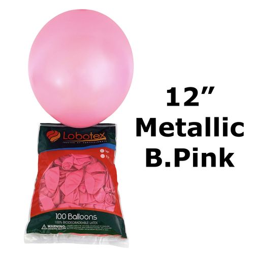 12inch Metallic Balloon (100 per pack) size12