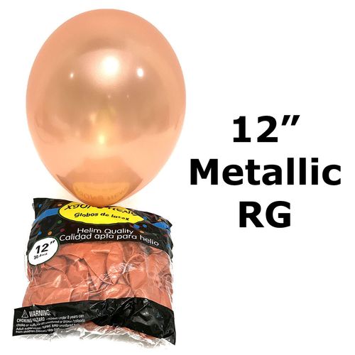 12inch Metallic Balloon (100 per pack) size12