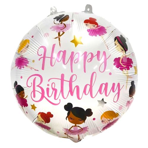 Foil Balloon 18 inches (birthday) (loose)