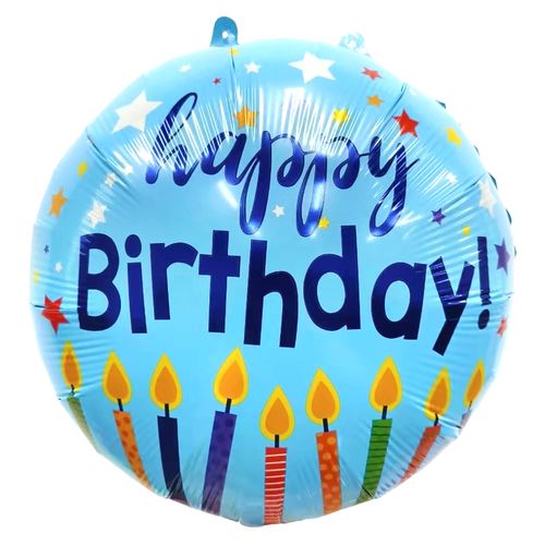 Foil Balloon 18 inches (birthday) (loose)