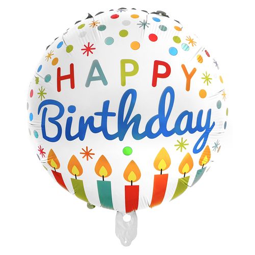 Foil Balloon 18 inches (birthday) (loose)