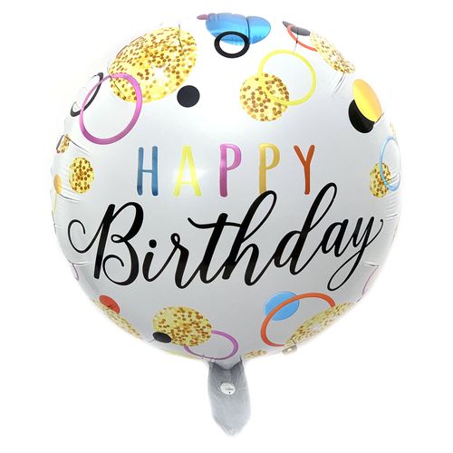 Foil Balloon 18 inches (birthday) (loose)