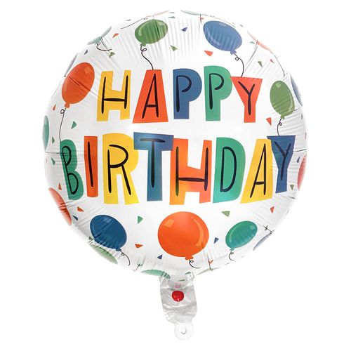 Foil Balloon 18 inches (birthday) (loose)