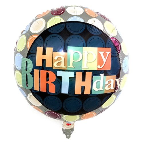 Foil Balloon 18 inches (birthday) (loose)