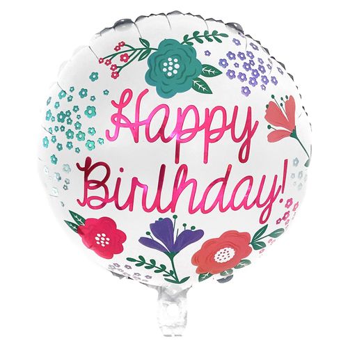 Foil Balloon 18 inches (birthday) (loose)