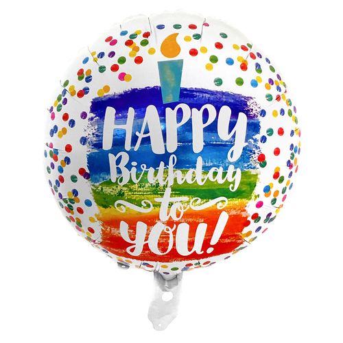 Foil Balloon 18 inches (birthday) (loose)