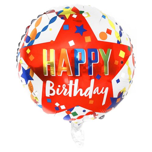 Foil Balloon 18 inches (birthday) (loose)