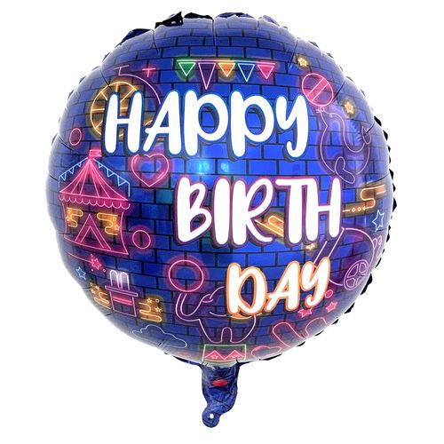 Foil Balloon 18 inches (birthday) (loose)