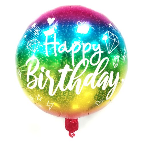 Foil Balloon 18 inches (birthday) (loose)