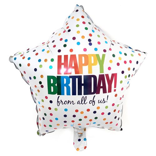 Foil Balloon 18 inches (birthday) (loose)