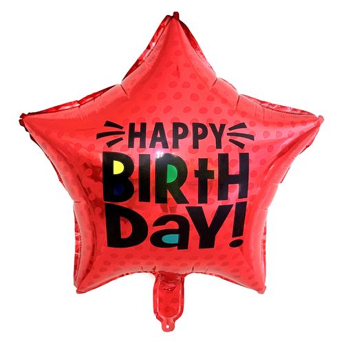 Foil Balloon 18 inches (birthday) (loose)