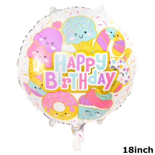 Foil Balloon 18 inches (birthday) (loose)