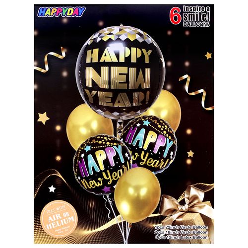 Christmas New Year Balloon Set