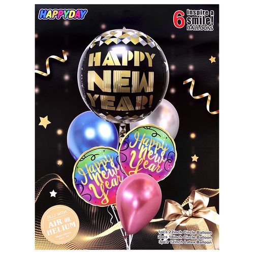 Christmas New Year Balloon Set