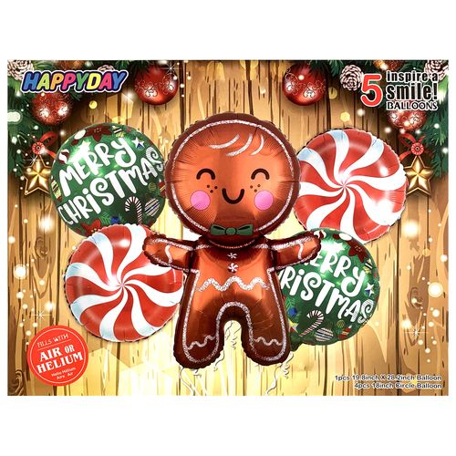 Christmas New Year Balloon Set