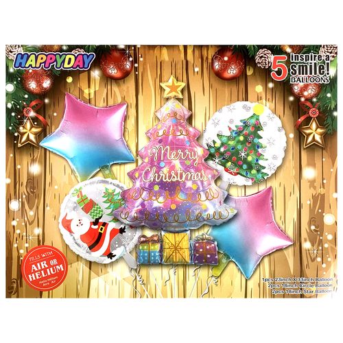 Christmas New Year Balloon Set