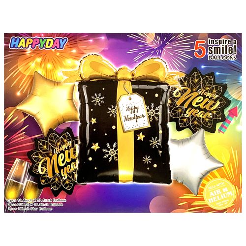 Christmas New Year Balloon Set