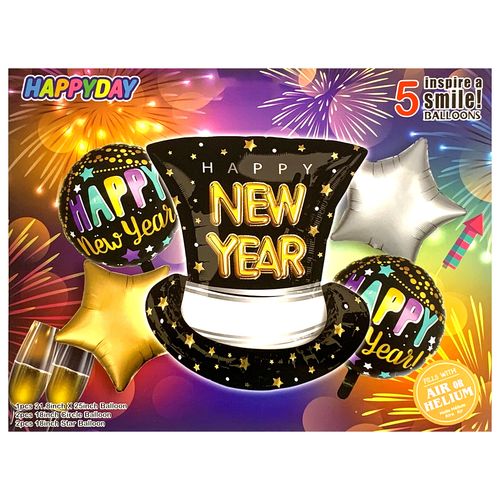 Christmas New Year Balloon Set