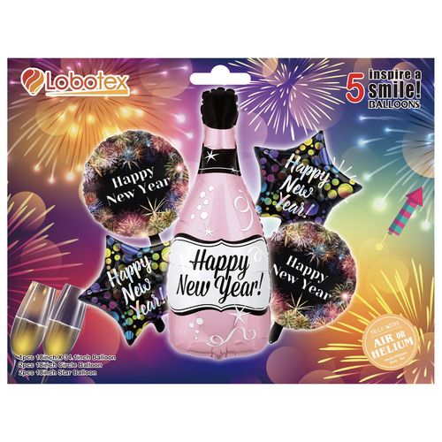 Christmas New Year Balloon Set