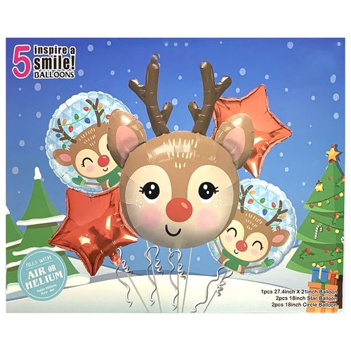 Christmas New Year Balloon Set