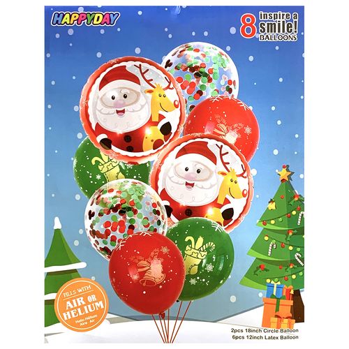 Christmas New Year Balloon Set