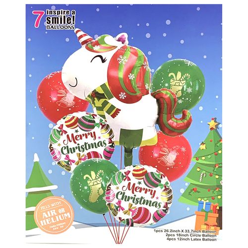 Christmas New Year Balloon Set