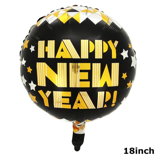 Christmas New Year Foil Balloon (Loose)