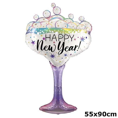 Christmas New Year Foil Balloon (Loose)