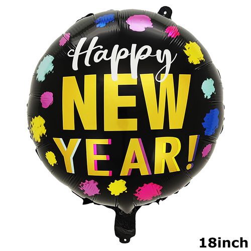 Christmas New Year Foil Balloon (Loose)