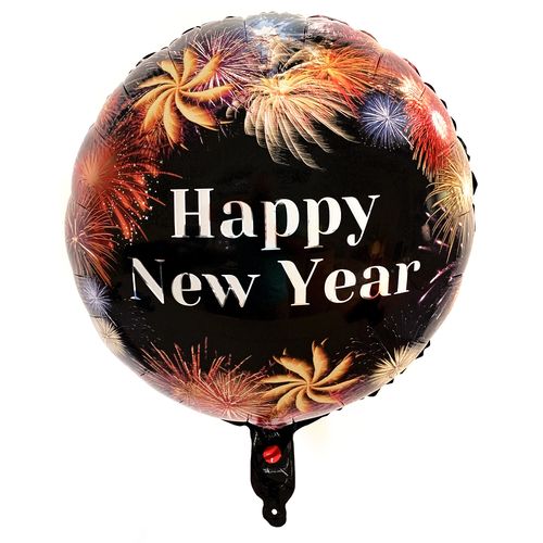 Christmas New Year Foil Balloon (Loose)