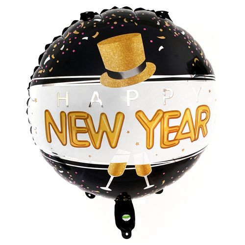 Christmas New Year Foil Balloon (Loose)