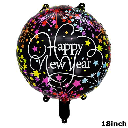 Christmas New Year Foil Balloon (Loose)