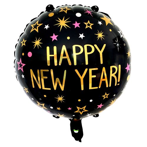 Christmas New Year Foil Balloon (Loose)