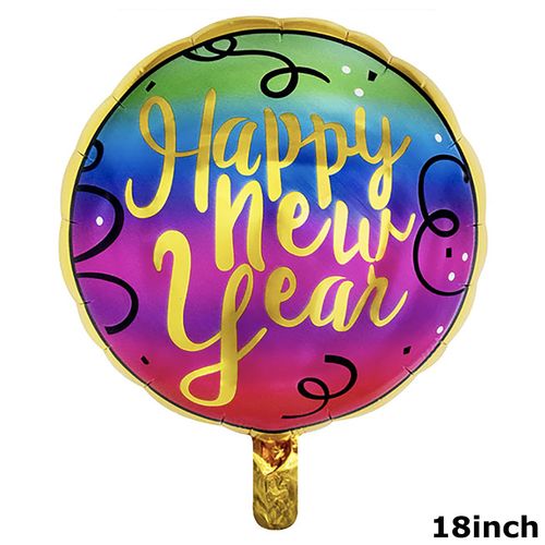 Christmas New Year Foil Balloon (Loose)