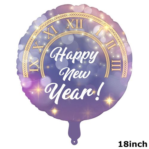 Christmas New Year Foil Balloon (Loose)