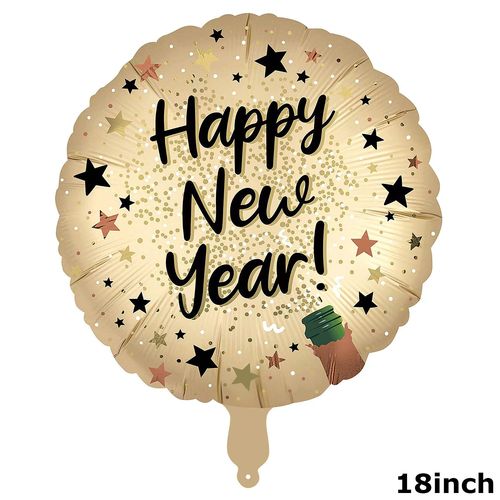 Christmas New Year Foil Balloon (Loose)