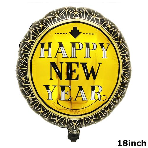 Christmas New Year Foil Balloon (Loose)