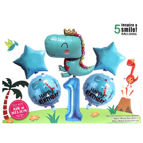 Dinosaur Foil Balloon Set