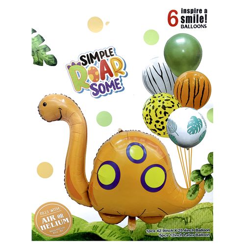 Dinosaur Foil Balloon Set