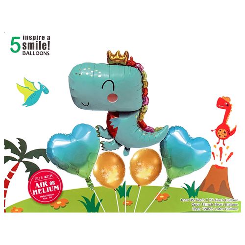 Dinosaur Foil Balloon Set