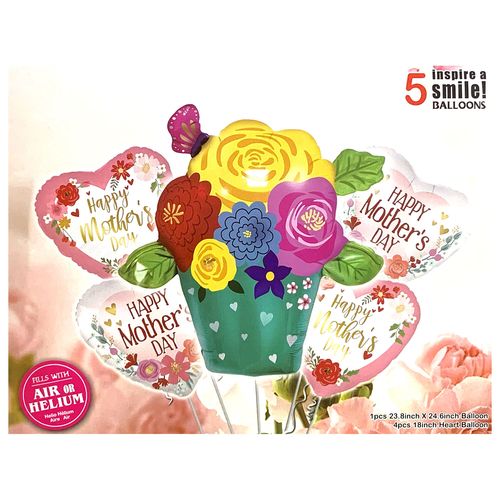 Mothers Day Foil Balloon Set