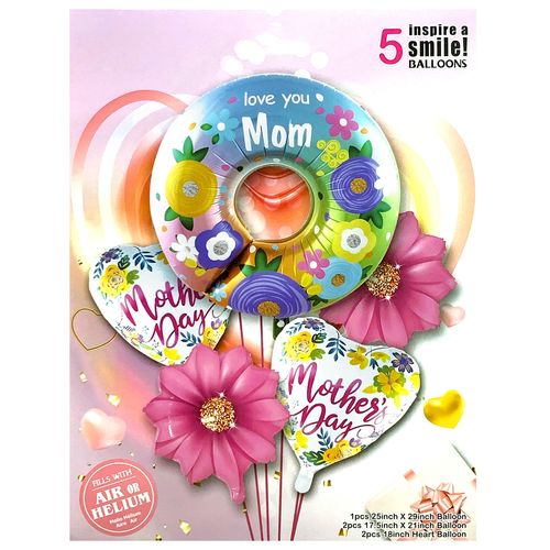 Mothers Day Foil Balloon Set