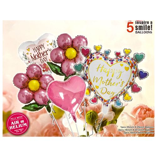 Mothers Day Foil Balloon Set