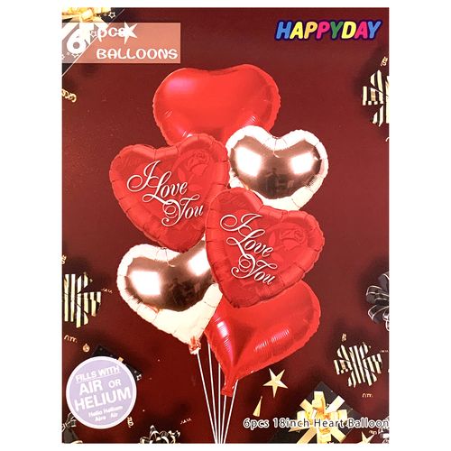 Love Theme Foil Balloon Set (with love balloon)