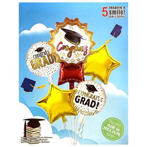 Graduation Foil Balloon Set