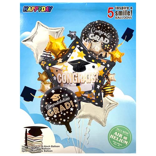 Graduation Foil Balloon Set